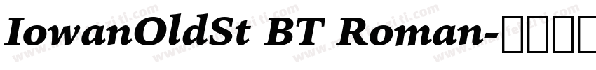 IowanOldSt BT Roman字体转换